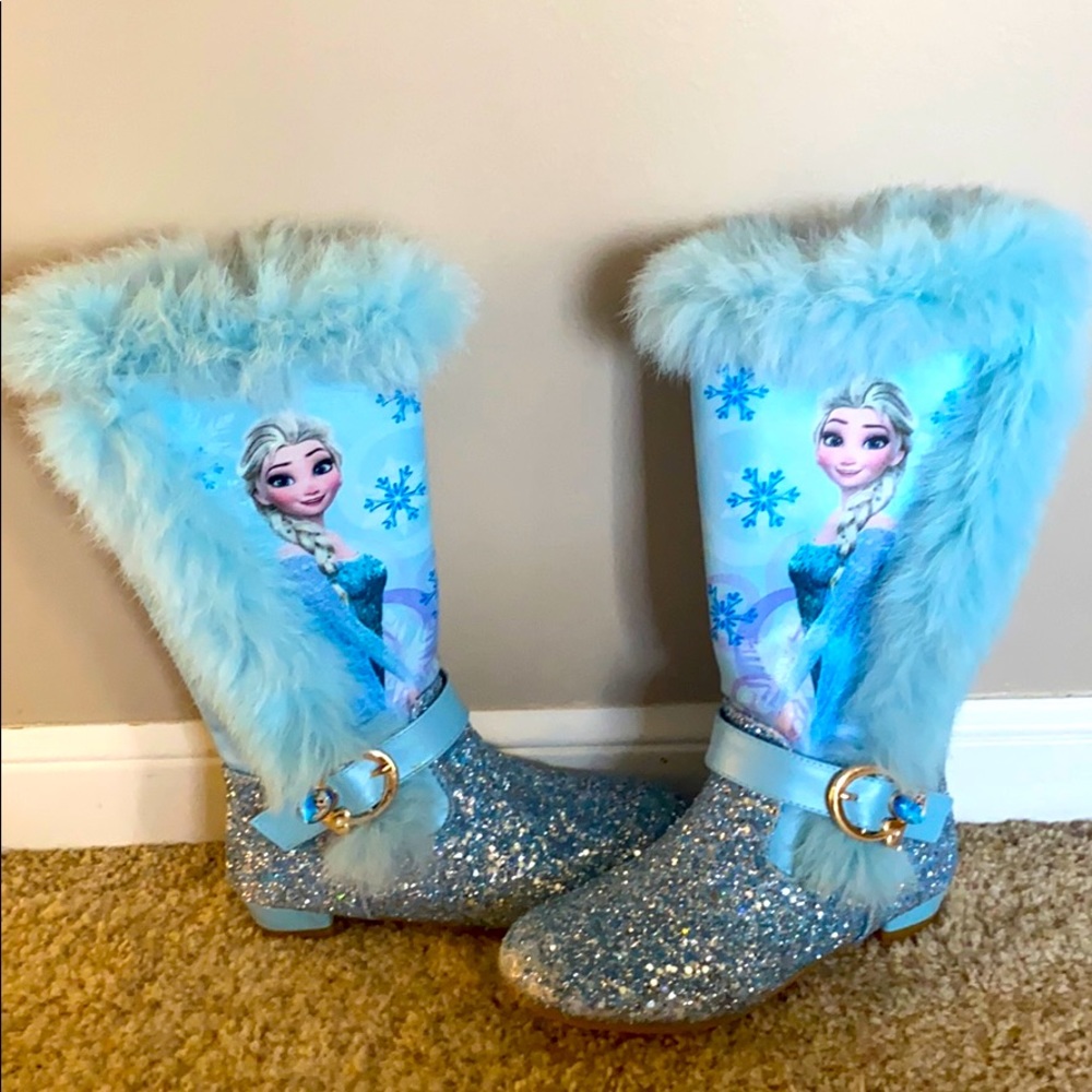 Frozen Boots In Excellent Condition. Size 13.